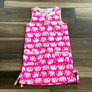 Lilly Pulitzer Girls Shirt Dress Just Tusk-in Around Size 10
